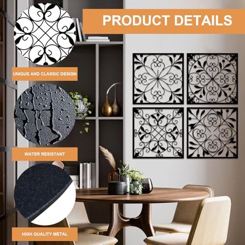 Resama 4 Piece Rustic Wall Decor Set