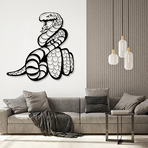 Fayholy Metal Snake Wall Art 29x29