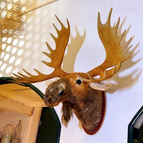 TRABEATOGA Realistic Moose Head Wall Sculpture 35W x 362H