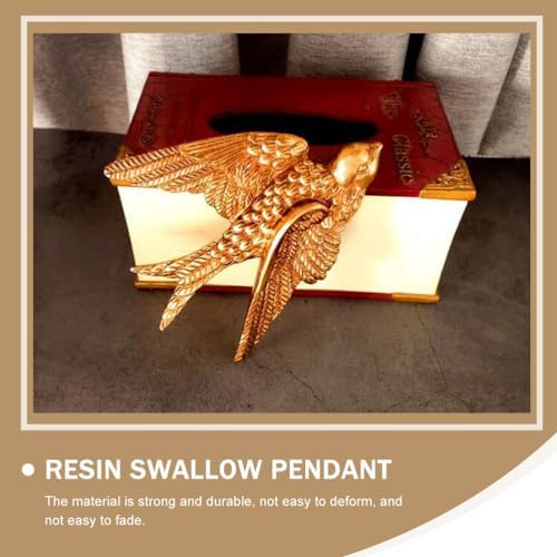 VOSAREA 3D Resin Swallow Wall Hanging Sculpture