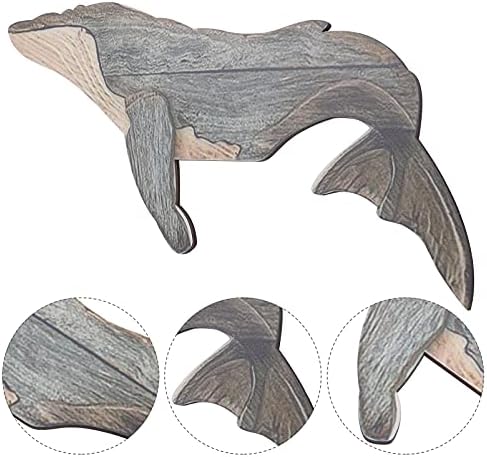 ULTNICE Nautical Whale Wall Decor Acrylic Art