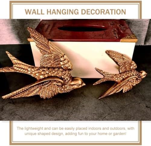 VOSAREA Resin Swallow Wall Hanging Sculpture 1