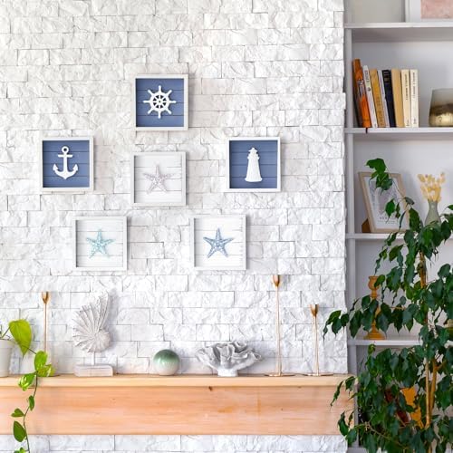 Tide and Tales Starfish Wall Decor Set of 6