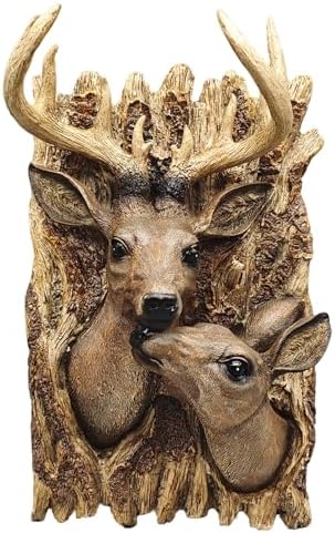 NUOYI PIEIN 138 Faux Deer Head Wall Decor
