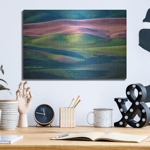 Palouse Undulation Metal Wall Art by Rick Berk 16x12