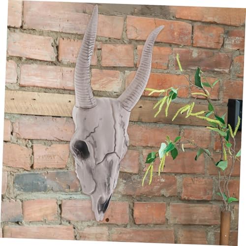 STOBAZA Skull Goat Head Wall Hanging Sculpture Gothic Halloween Decor