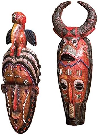 Design Toscano QL919717 Masks of The Congo Wall Sculptures