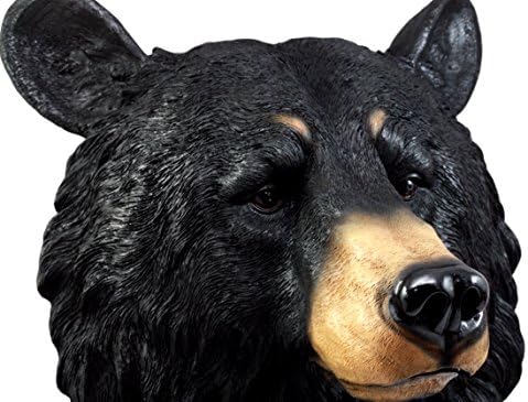 Ebros Gift Large Olympic Black Bear Wall Decor Plaque