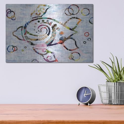 Sea Turtle Metal Wall Art 16 x 12 Inches