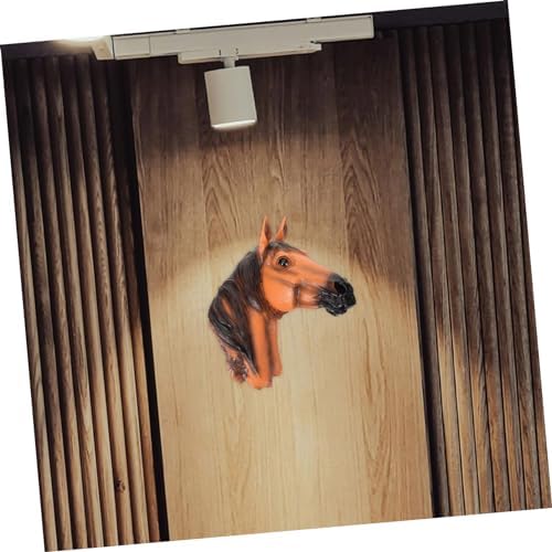 MUCKLILY Faux Animal Head Wall Sculpture Decor