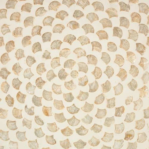 Deco 79 Mother of Pearl Geometric Wall Decor
