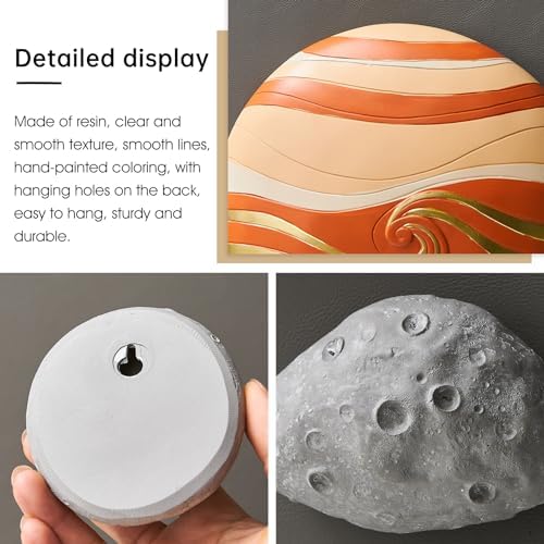 4Pcs Outer Space Planet Wall Decor for Kids Room