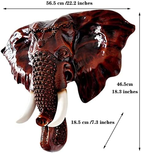 OSCCAR Wall Sculptures Luxury Elephant Head Decor