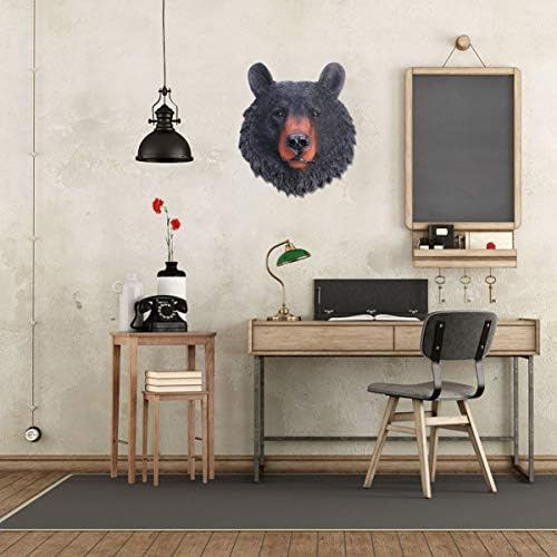 VOSAREA Resin Bear Head Wall Sculpture