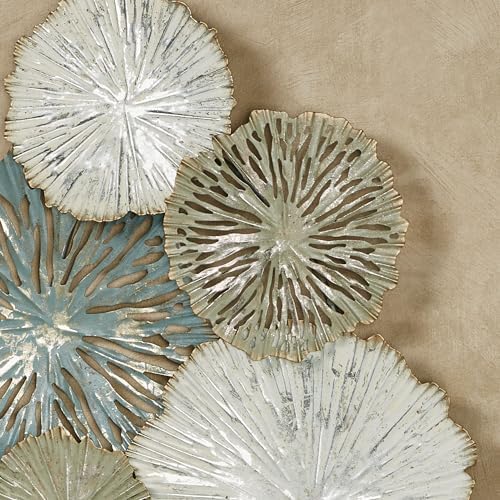 Touch of Class Silas Abstract Wall Art - Sage Green Slate Blue Ivory