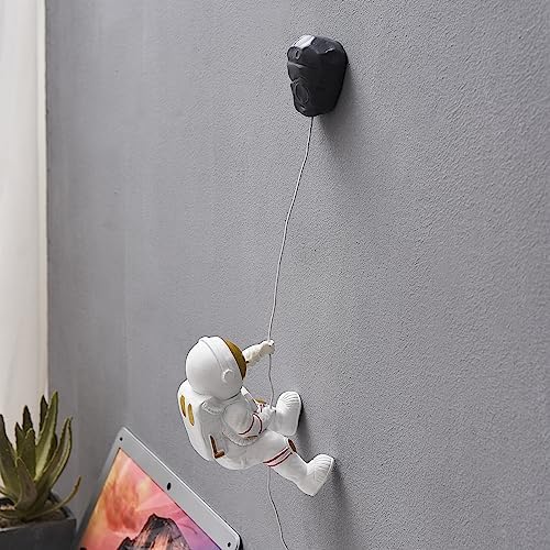 Astronaut Wall Sculpture Climber Figurine for Home Decor