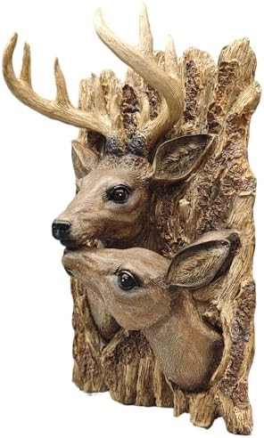NUOYI PIEIN 138 Faux Deer Head Wall Decor