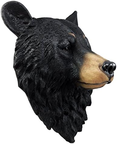 Ebros Gift Large Olympic Black Bear Wall Decor Plaque