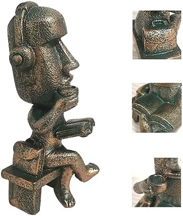 Lifexquisite Easter Island Statue Tea Moai Figurine for Home and Office Decor