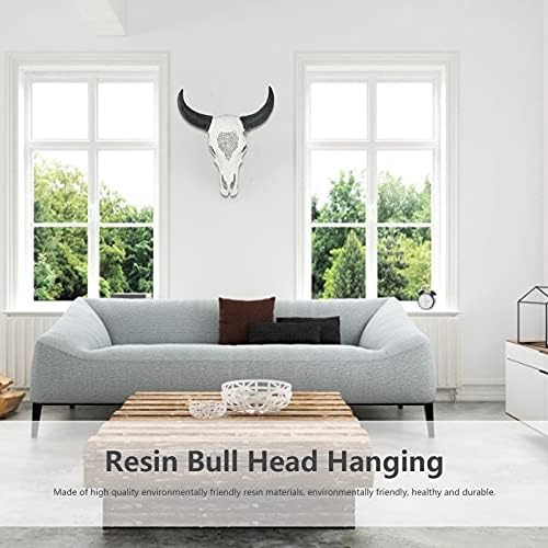 Restokki Resin Bull Head Wall Decoration Sculpture