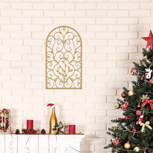 Resama 2 Pcs Scroll Wall Decor Gold 157 X 9