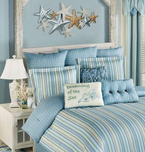 Touch of Class Starfish Wall Art in Gold and Ivory