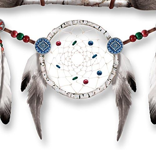 Cynthie Fisher Wolf Art Dreamcatcher Wall Plaque