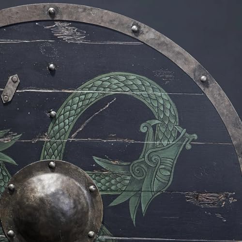 The Spidy Serpent Viking Shield - 18 Inches Wall Decor