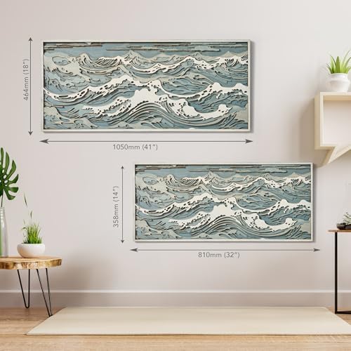 NEODECO Parametric Wood Waves Wall Decor