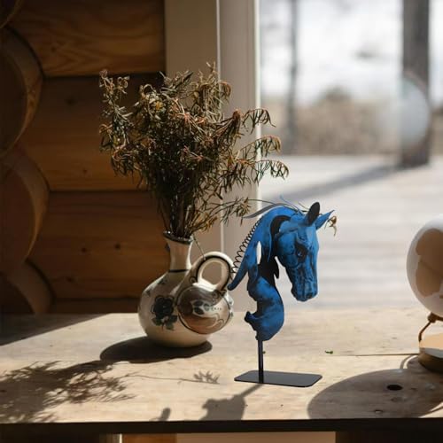 Handmade Horse Statue - Rustic Decor for Office and Home