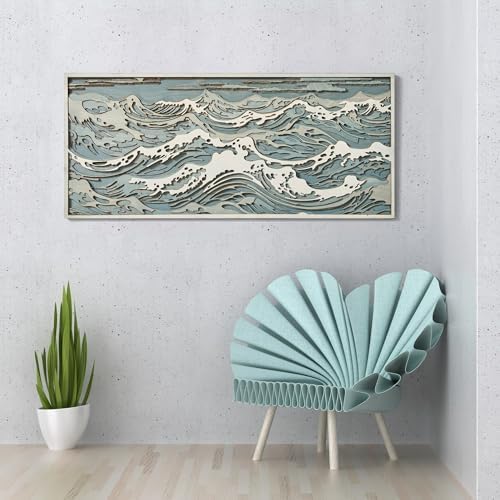 NEODECO Parametric Wood Waves Wall Decor