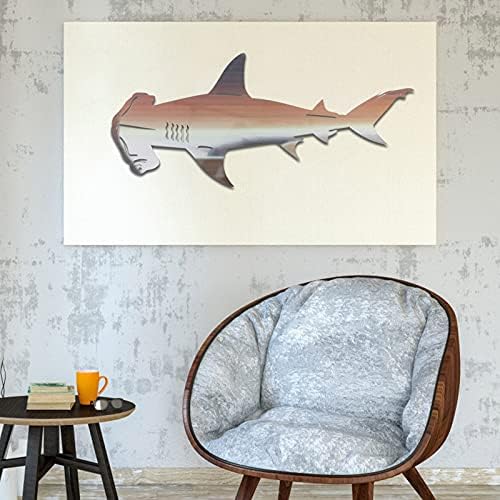 Juesi 20 Inch Hammerhead Shark Wall Sculpture
