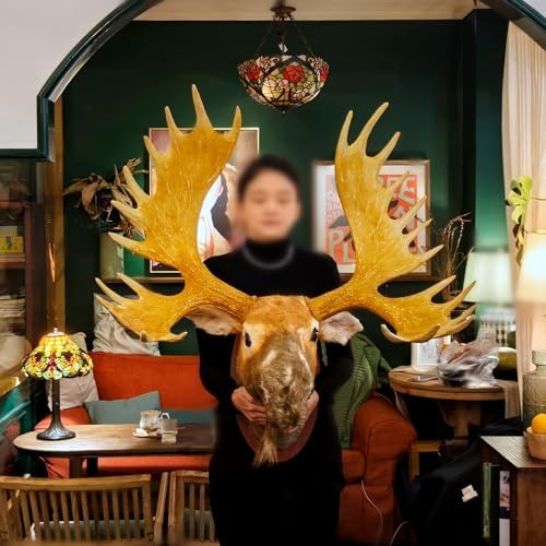 TRABEATOGA Realistic Moose Head Wall Sculpture 35W x 362H