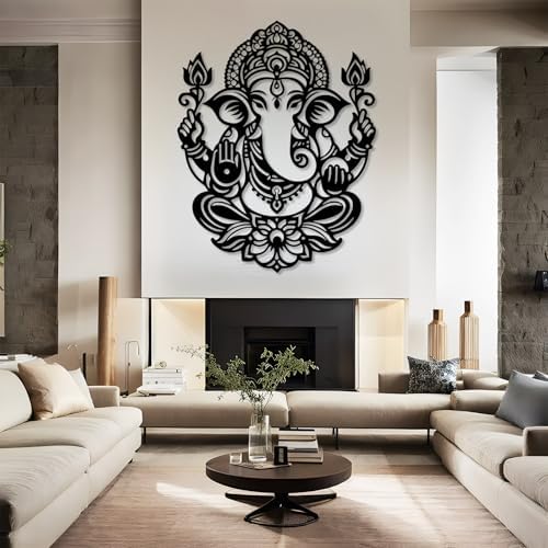 Ganesha Metal Wall Decor for Home