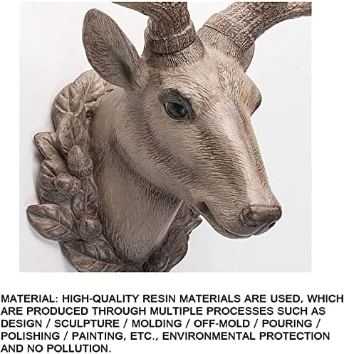 REMYS Deer Wall Sculpture Decor Living Room Art