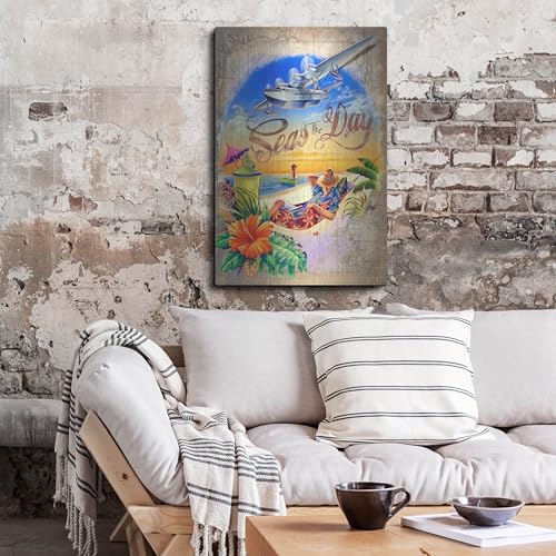 Sea Cow Ballet Metal Wall Art 24x36