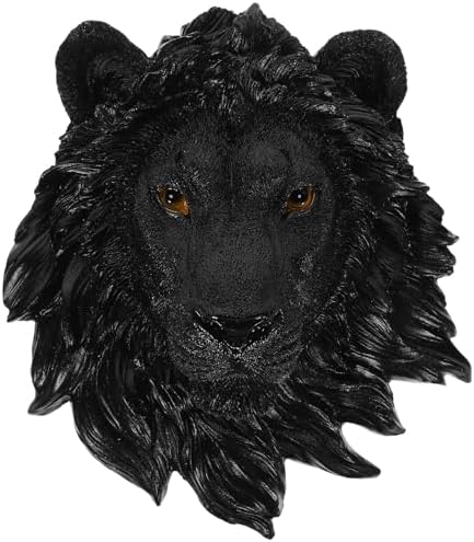 Luxshiny Lion Head Wall Decor Sculpture