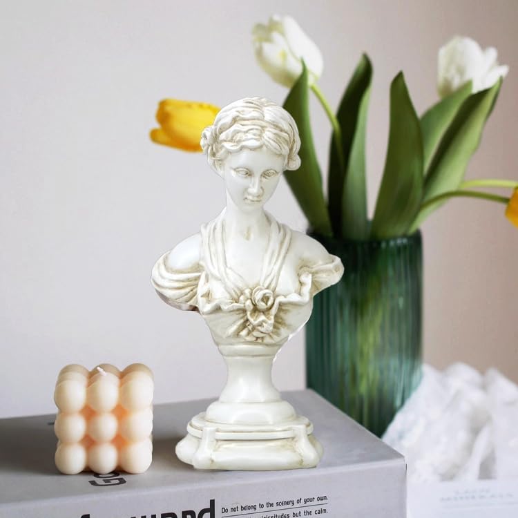 9-inch Venus Statue - Greek Goddess Resin Sculpture for Home Decor