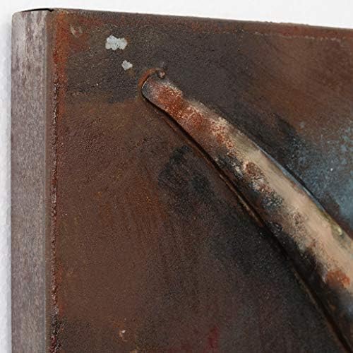 Empire Art Long Horn Primo Iron Wall Sculpture