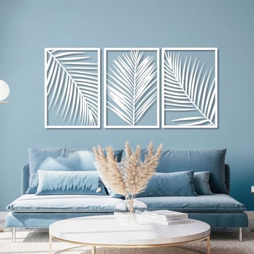 Gasijet Metal Leaf Wall Decor Set of 3