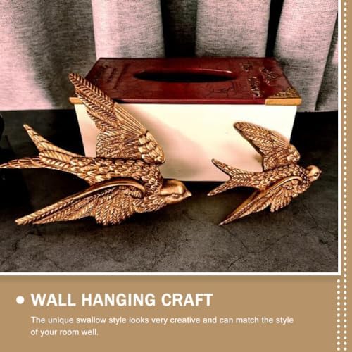 VOSAREA Resin Swallow Wall Hanging Sculpture 1