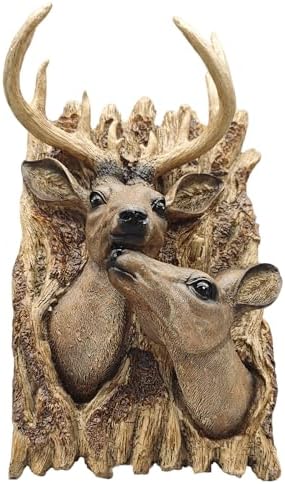 NUOYI PIEIN 138 Faux Deer Head Wall Decor
