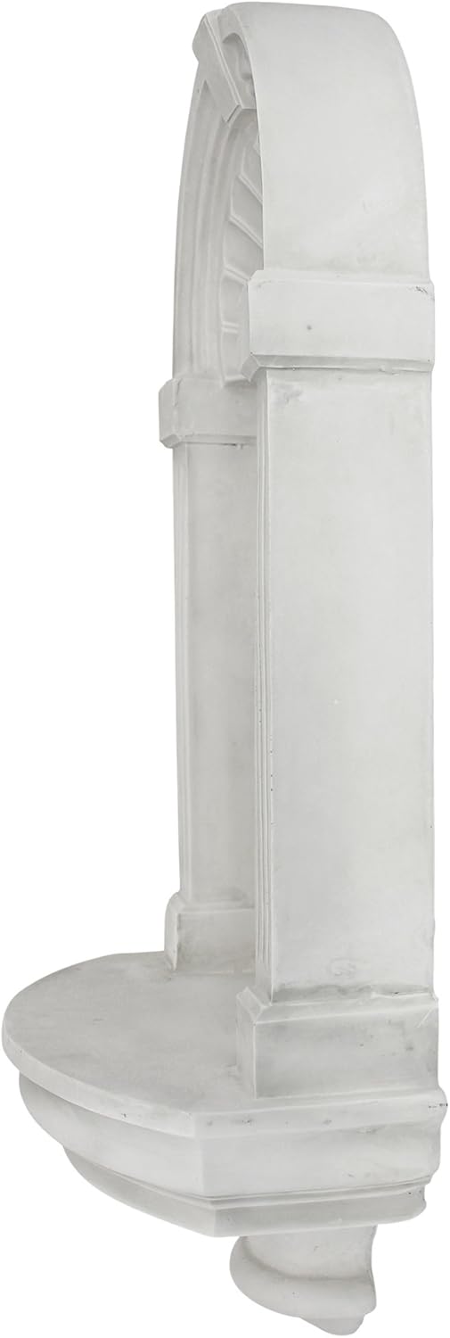Design Toscano Wall Niche Display Shelf Medium 21 Inches Tall Cast Stone Resin Antique Stone