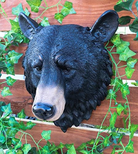 Ebros Gift Large Olympic Black Bear Wall Decor Plaque