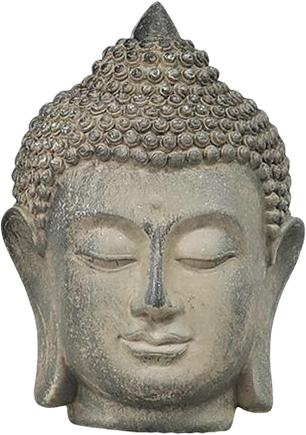 Buddha Head Statue Decorative Feng Shui Sculpture for Home and Office
