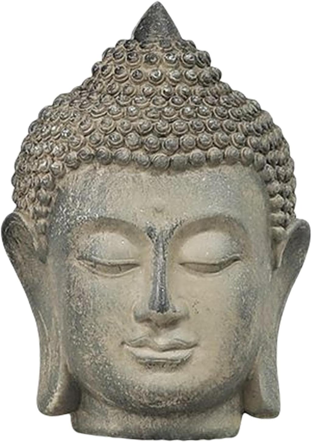 Buddha Head Statue Decorative Feng Shui Sculpture for Home and Office