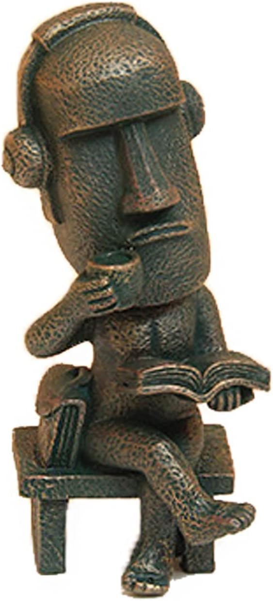 Lifexquisite Easter Island Statue Tea Moai Figurine for Home and Office Decor