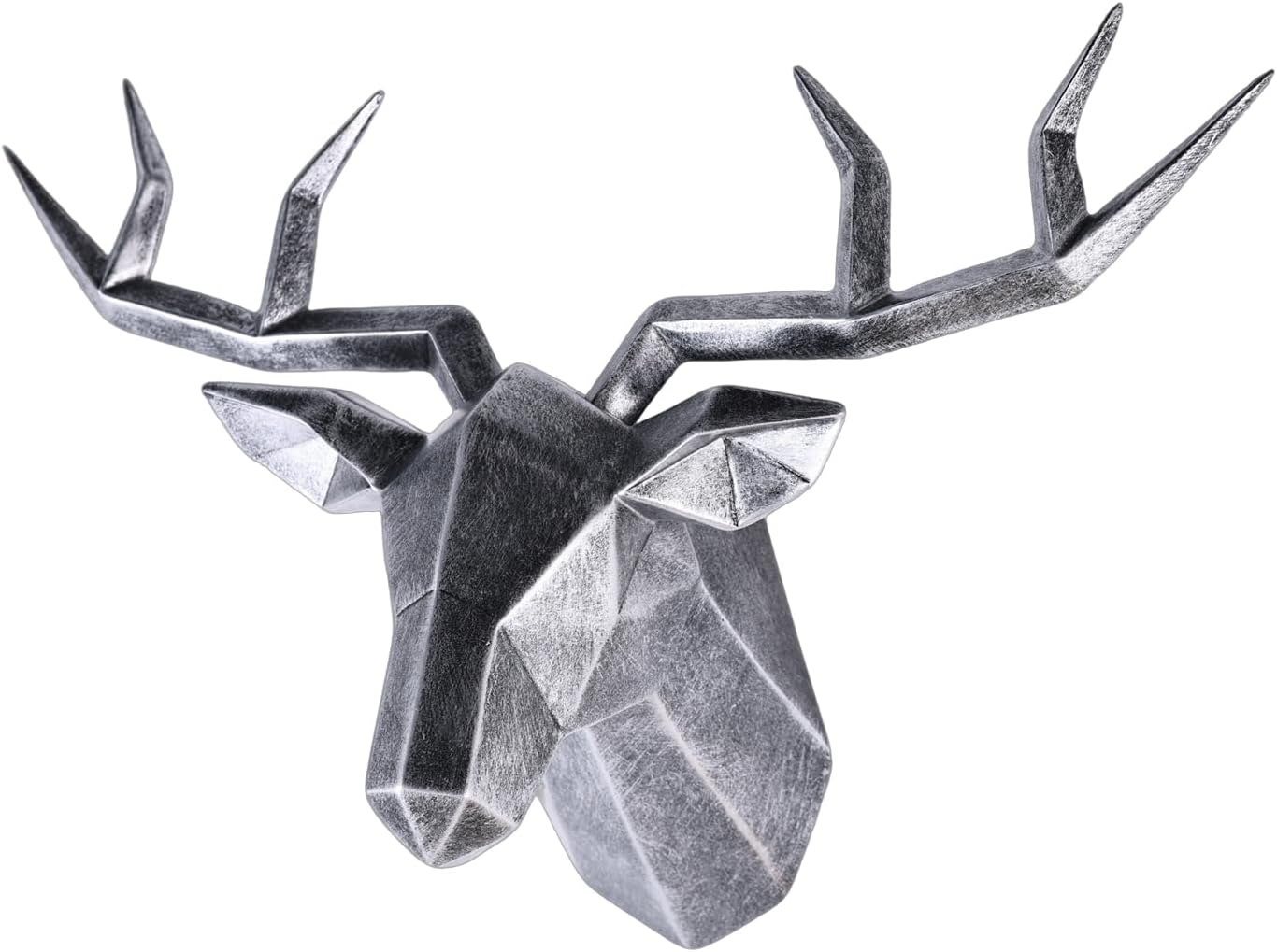 Copper Deer Head Wall Decor Gold Accent Stag Sculpture