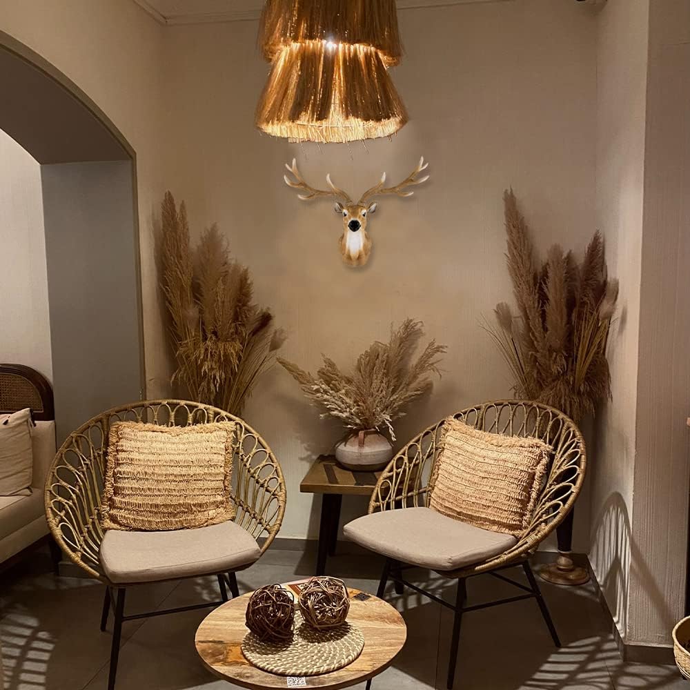 Keygift Deer Head Wall Decor 20 Inch Realistic Sculpture