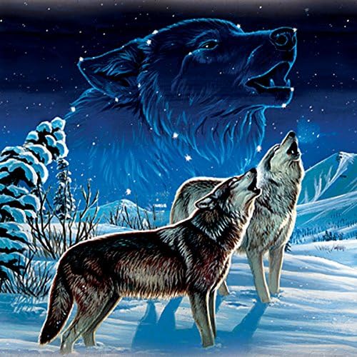 Cynthie Fisher Wolf Art Dreamcatcher Wall Plaque